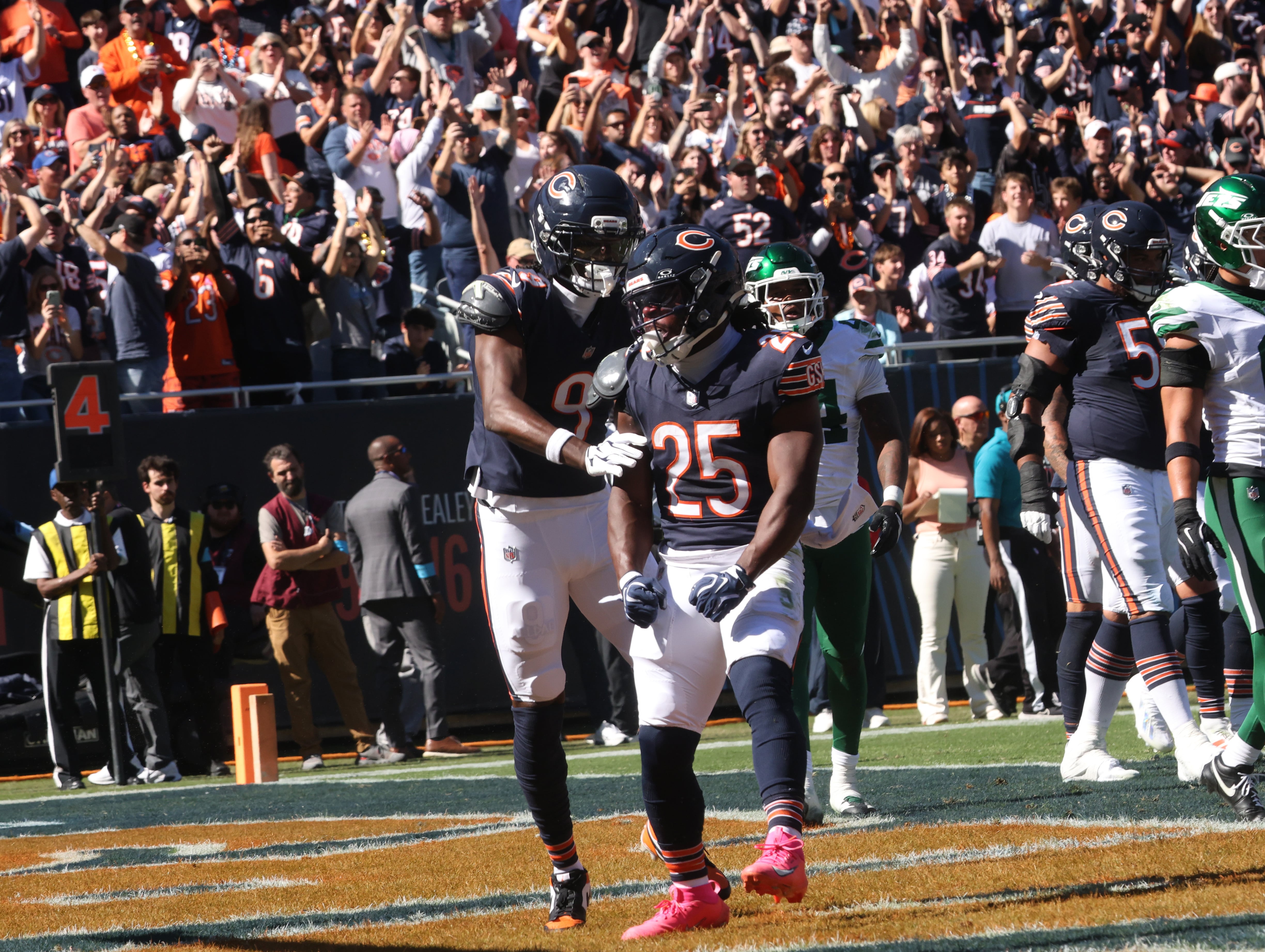 Chicago Bears injury report: Kyle Monangai continues to miss practice in estimated report — Shaw Local News Network